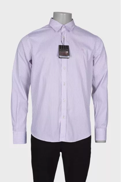 Men's striped shirt with tag
