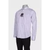 Men's striped shirt with tag
