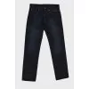 Men's dark blue jeans