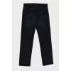 Men's dark blue jeans