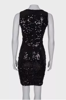 Black dress with sequins