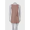 Beige mini dress