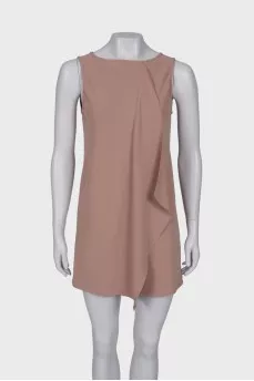 Beige mini dress