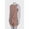 Beige mini dress