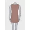 Beige mini dress