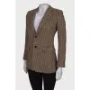 Houndstooth blazer