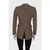 Houndstooth blazer