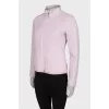 Pink quilted jacket