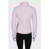 Pink quilted jacket