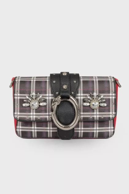 Bag in a cage with a wide strap
