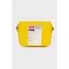 Yellow bag with textile strap
