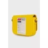 Yellow bag with textile strap