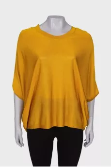 Yellow blouse "bat"