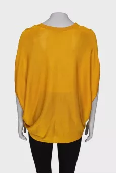 Yellow blouse "bat"