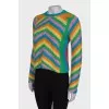 Cropped sweater multicolor