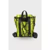 Textile backpack in print