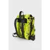 Textile backpack in print