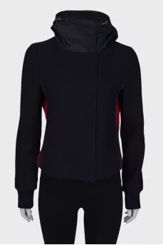 Cropped navy blue jacket