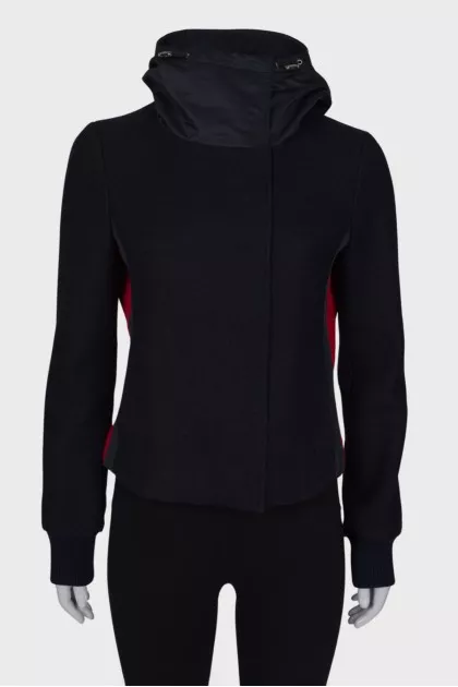 Cropped navy blue jacket
