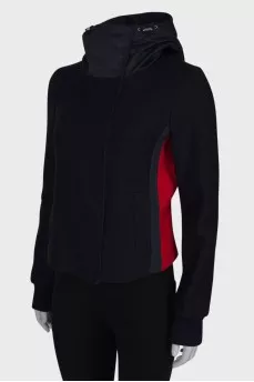 Cropped navy blue jacket