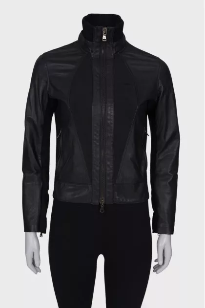Black combo jacket