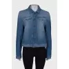 Blue straight fit shirt
