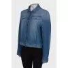 Blue straight fit shirt