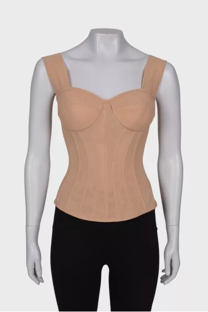 Beige corset