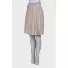 Pleated beige skirt with tag