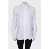 White straight fit shirt