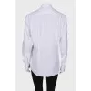 White straight fit shirt