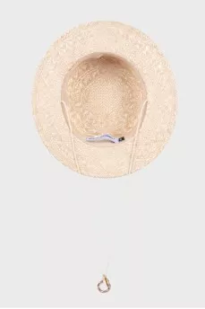 Straw hat with band
