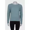 Knitted sweater with cashmere and silk