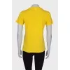 Yellow print T-shirt