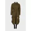 Dark green coat with massive pockets