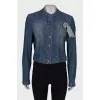 Denim cropped jacket