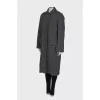 Gray straight coat