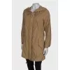 Light brown long windbreaker