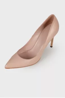 Leather stilettos