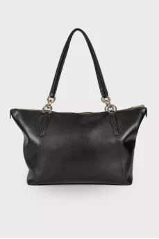 Black trapezoid bag