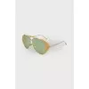 Aviator golden sunglasses