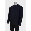 Men's blue wool sweater