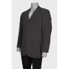 Men's gray classic jacket