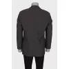 Men's gray classic jacket