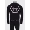 Men's sweatshirt with back print