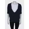 Short sleeve sweater