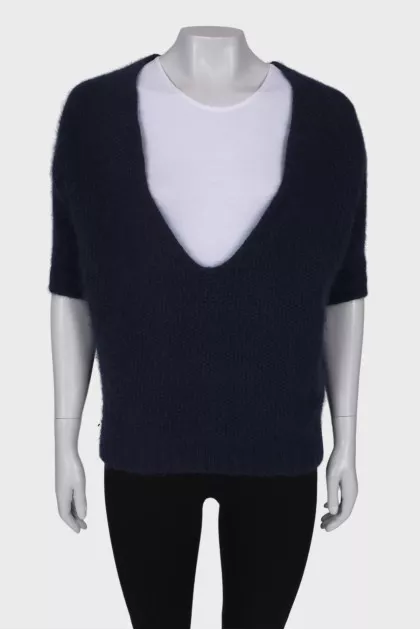Short sleeve sweater