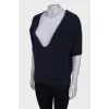 Short sleeve sweater