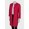 Red leather cloak