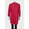 Red leather cloak